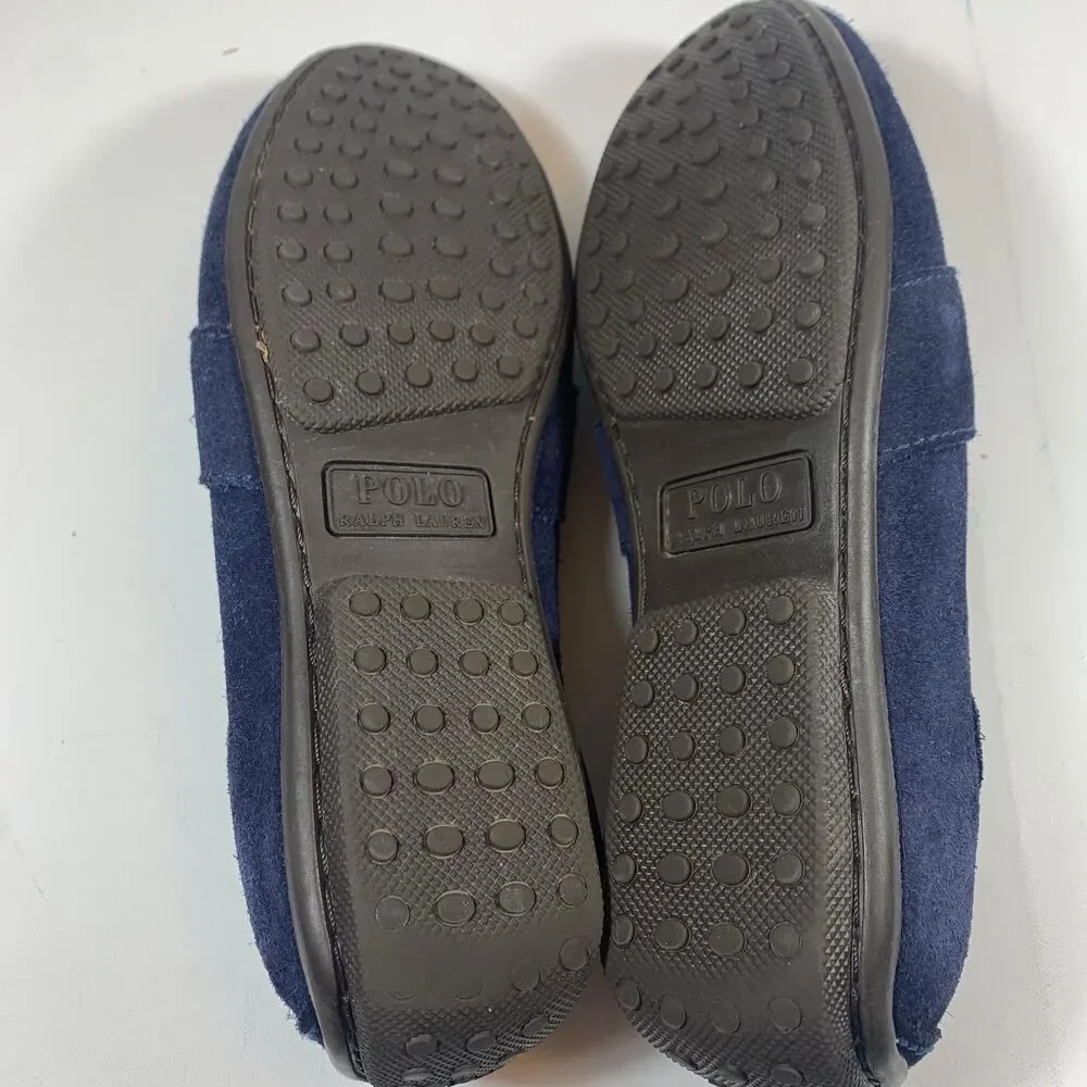 Polo Ralph Lauren Anders Suede Penny Drivers Men's Shoes Navy Blue Size 8 D